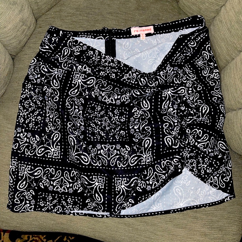 Re:named paisley bandana skirt